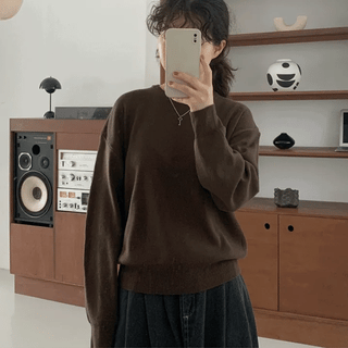 Aki Basic Round Knit