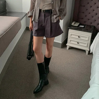Jace Pintuck Cotton Half-length Pants