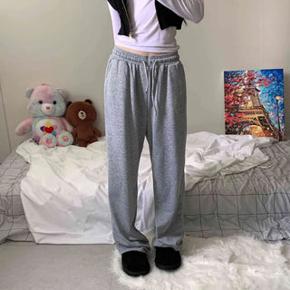 [High-Waisted] Sturdy Long Wide Elastic Waist Training Pants That Make You Look Longer (3 colors)