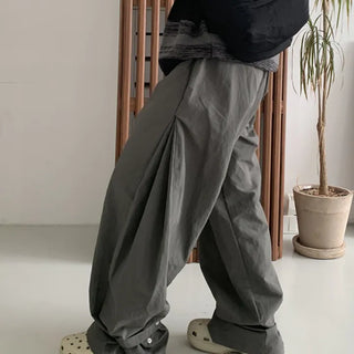 [UNISEX] Suge Nylon Snap Pants