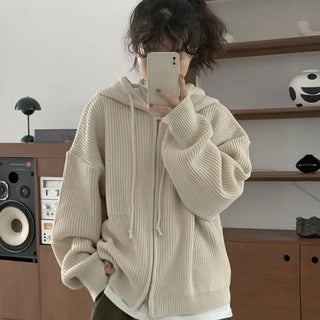 [UNISEX] Arm Warmer Over Hooded Zip-up