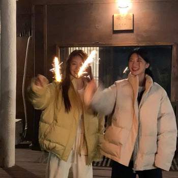 Blanc Daily Oversized Short Padded Jacket