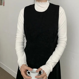 Modal wavy turtleneck