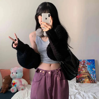 [Fleece-lined] 200% Versatility Layering Basic Halter Sleeveless (3 colors)