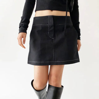 Low Stitch Mini Skirt   Skirt for Petite Women