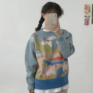 Camo vintage knit