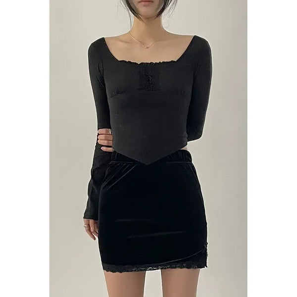 Vintage Ankle Blouse Tee