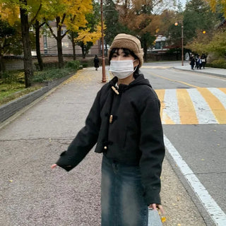 Short Hooded Duffle Coat