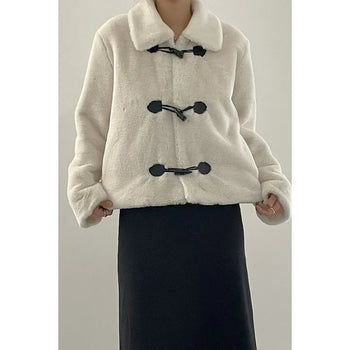 Minky Duffle Fur Short Coat