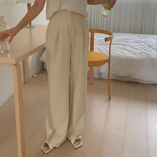 Annie Wide Pintuck Slacks