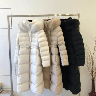 Real Fox Fur Padded Jacket