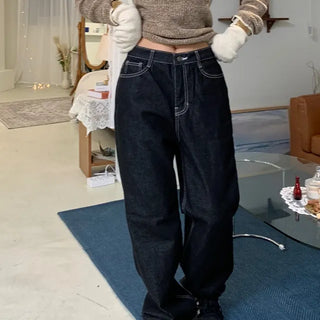 Raw Denim Wide Pants