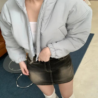 Amber Short Two-Way Padded Jacket