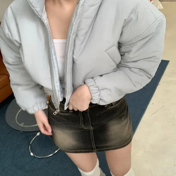 Amber Short Two-Way Padded Jacket