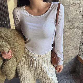 Fairy U-neck Long Sleeve T-shirt