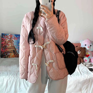 [Is the color real?/Boxy Fit] Duffle Quilted Unisex Padded Jumper (4 colors)