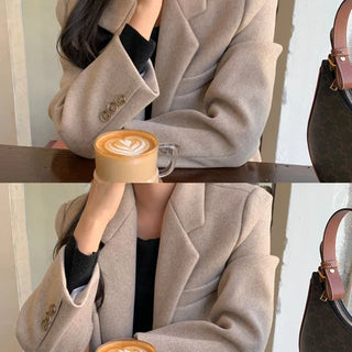 Moredin Loose Fit Half Jacket Coat
