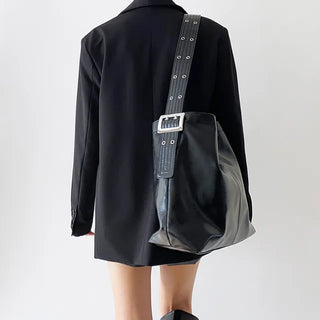 Chunky Leather Big Bag  Peddler's Bag Leather Shopper Bag Hobo Bag Shoulder BagCrossbody Bag