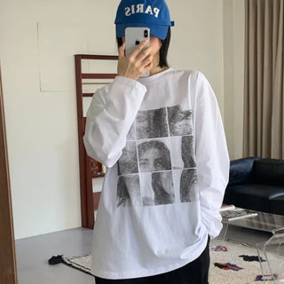 [UNISEX] Face Long Sleeve T-shirt