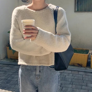 Cozy Alpaca Raglan Knit