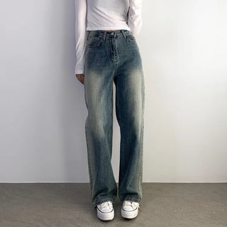 [Select Length] Attention Light Wash Wide Denim Long Pants
