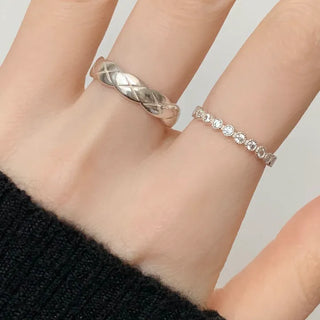 Round Clean Cubic Ring 2mm Sizes 9 to 19