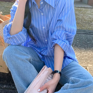 Striped Shirt Blouse