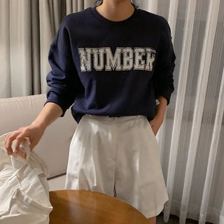 Number Lettering Sweatshirt