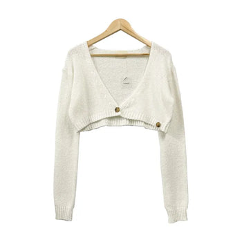 low crop cardigan