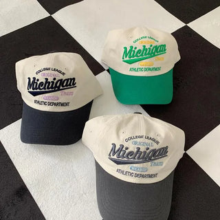 Michigan Embroidered Baseball Cap