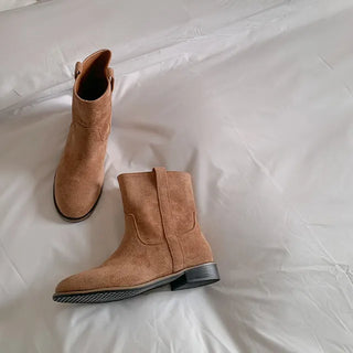Pie suede ankle boots