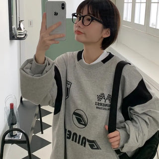 [UNISEX] Varsity Oversized Sweatshirt