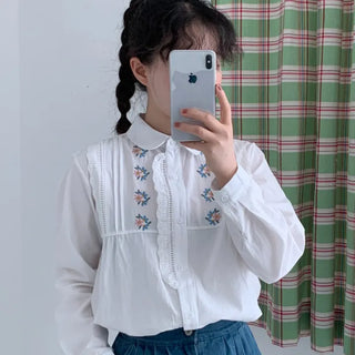 Mono flower blouse