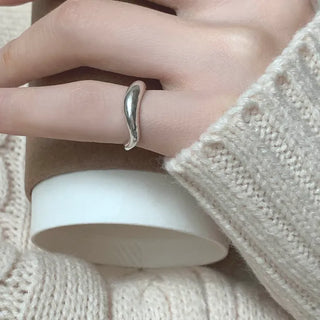 Wavy Open Pinky Ring