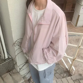 Flutter Jumper Windbreaker/Windbreaker/Transitional Outerwear/Summer Jacket/Blouson/Field Jacket/Crinkly Jumper/Voluminous Jumper