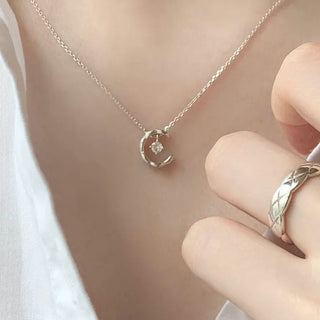 Quilted Cubic Necklace