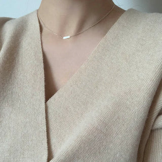 Stick Bar Choker Necklace