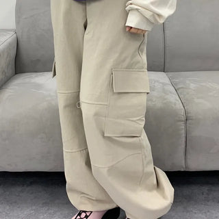 Elastic Cargo Pants