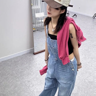 Three-button wide suspenders