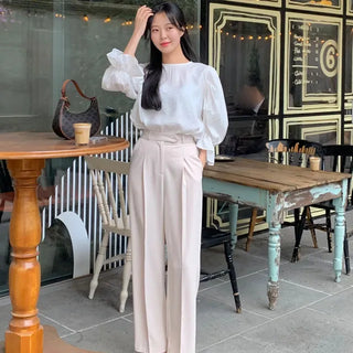 Reason One-Pin Tuck Wide Slacks