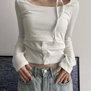 mystic strap t-shirt