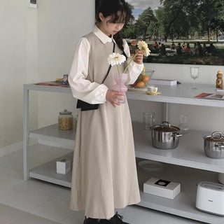 Rons side-button dress