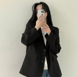 A Must-Have Single Two-Button Blazer Jacket