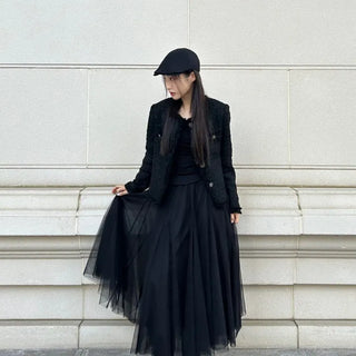 chiffon sha skirt