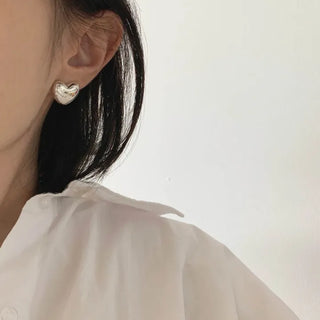 Big Chubby Heart Earrings