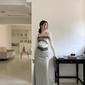 dolphin bolero top set