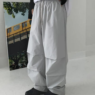 [UNISEX] Factory Shirred Wide Pants