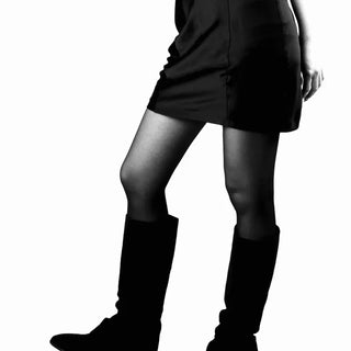 long linen wrinkle boots