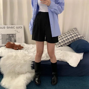 [New Spring Arrival/Elastic Waist] Spring Pintuck Shorts Slacks (3 colors)