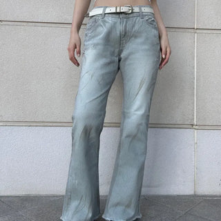 sky washed denim pants
